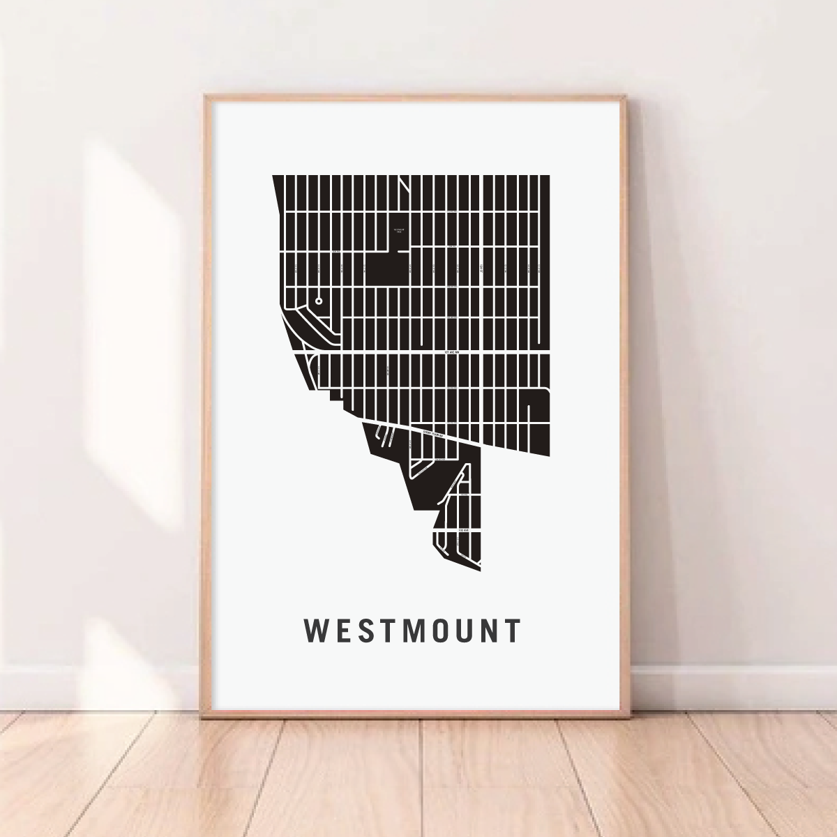Westmount Map, Edmonton