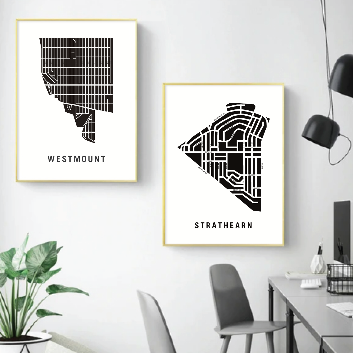 Westmount Map, Edmonton