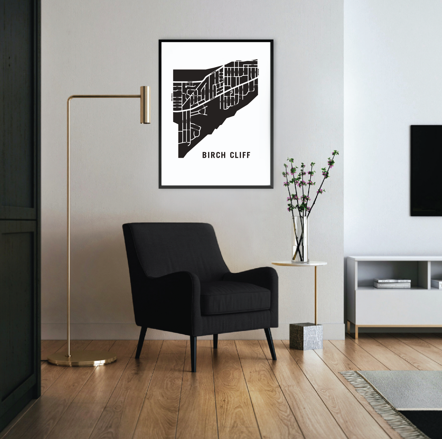 Birch Cliff Map, Toronto