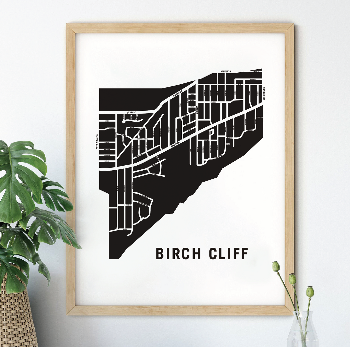 Birch Cliff Map, Toronto