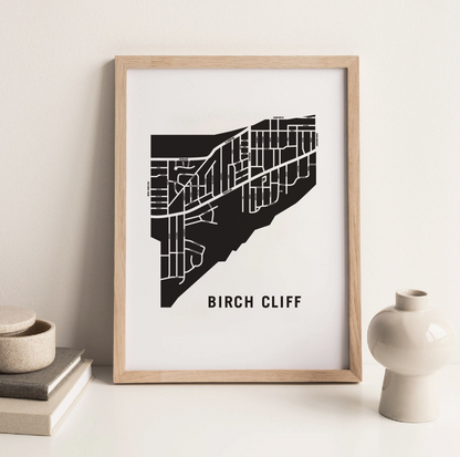 Birch Cliff Map, Toronto