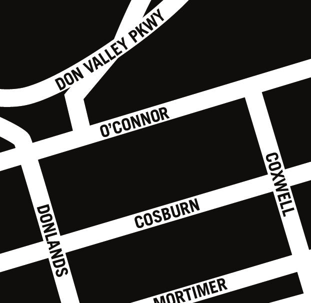 East York Map, Toronto
