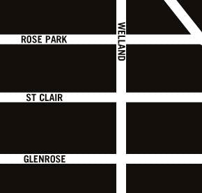 Moore Park Map, Toronto