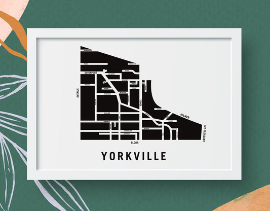 Yorkville Map, Toronto