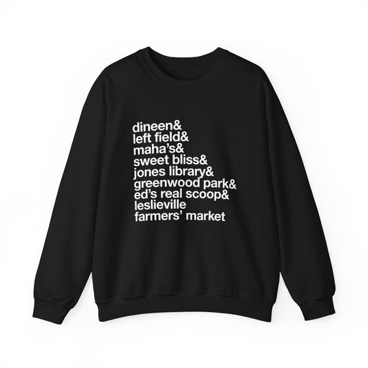 Leslieville Neighbourhood Crewneck Sweatshirt