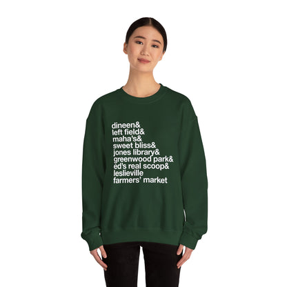 Leslieville Neighbourhood Crewneck Sweatshirt