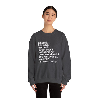 Crewneck Sweatshirt - Leslieville Neighbourhood