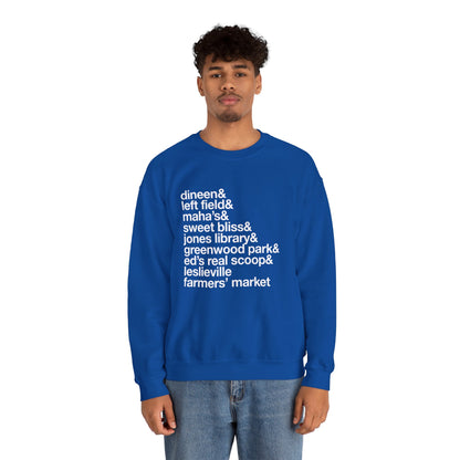 Leslieville Neighbourhood Crewneck Sweatshirt