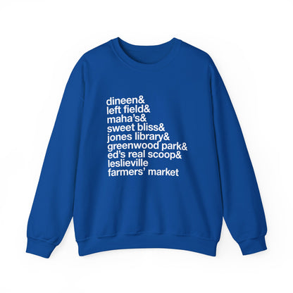 Crewneck Sweatshirt - Leslieville Neighbourhood