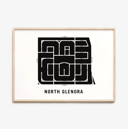 North Glenora Map, Edmonton