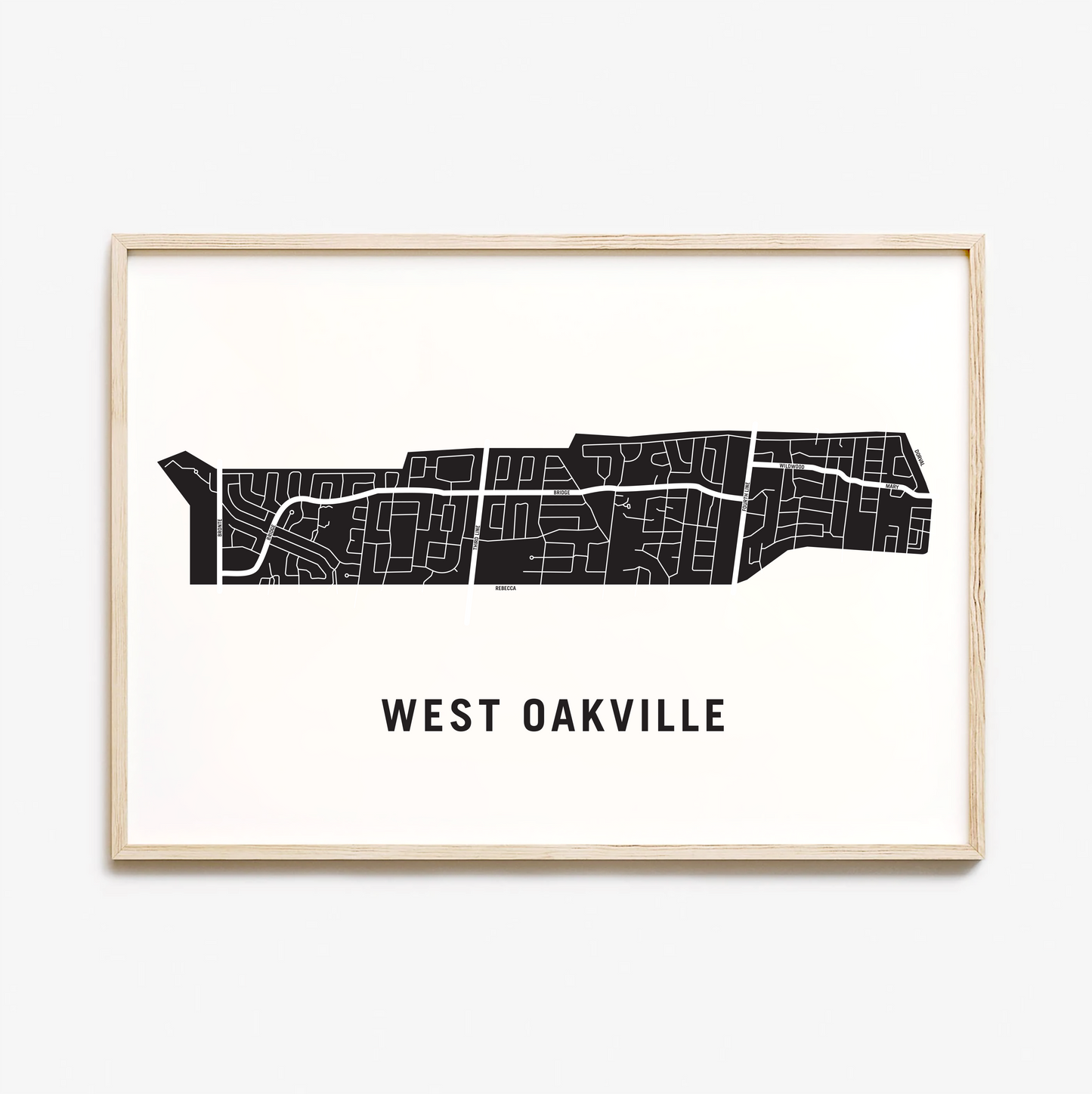 West Oakville Map, Oakville