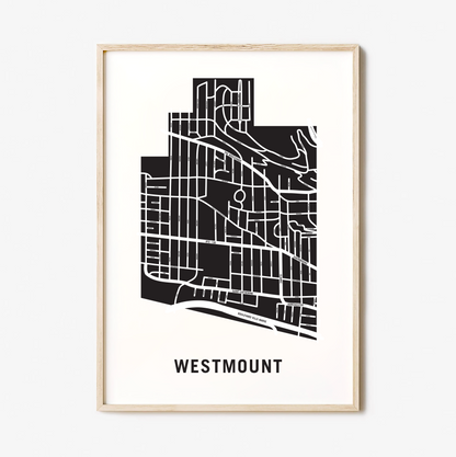 Westmount Map, Quebec