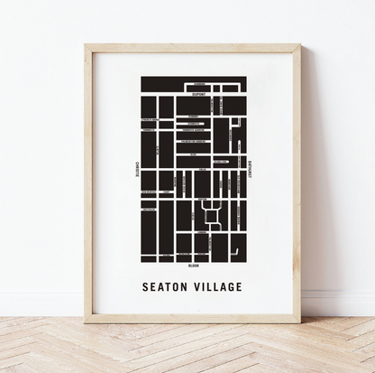 Seaton Village Map, Toronto