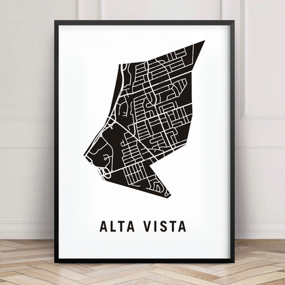Alta Vista Map, Ottawa