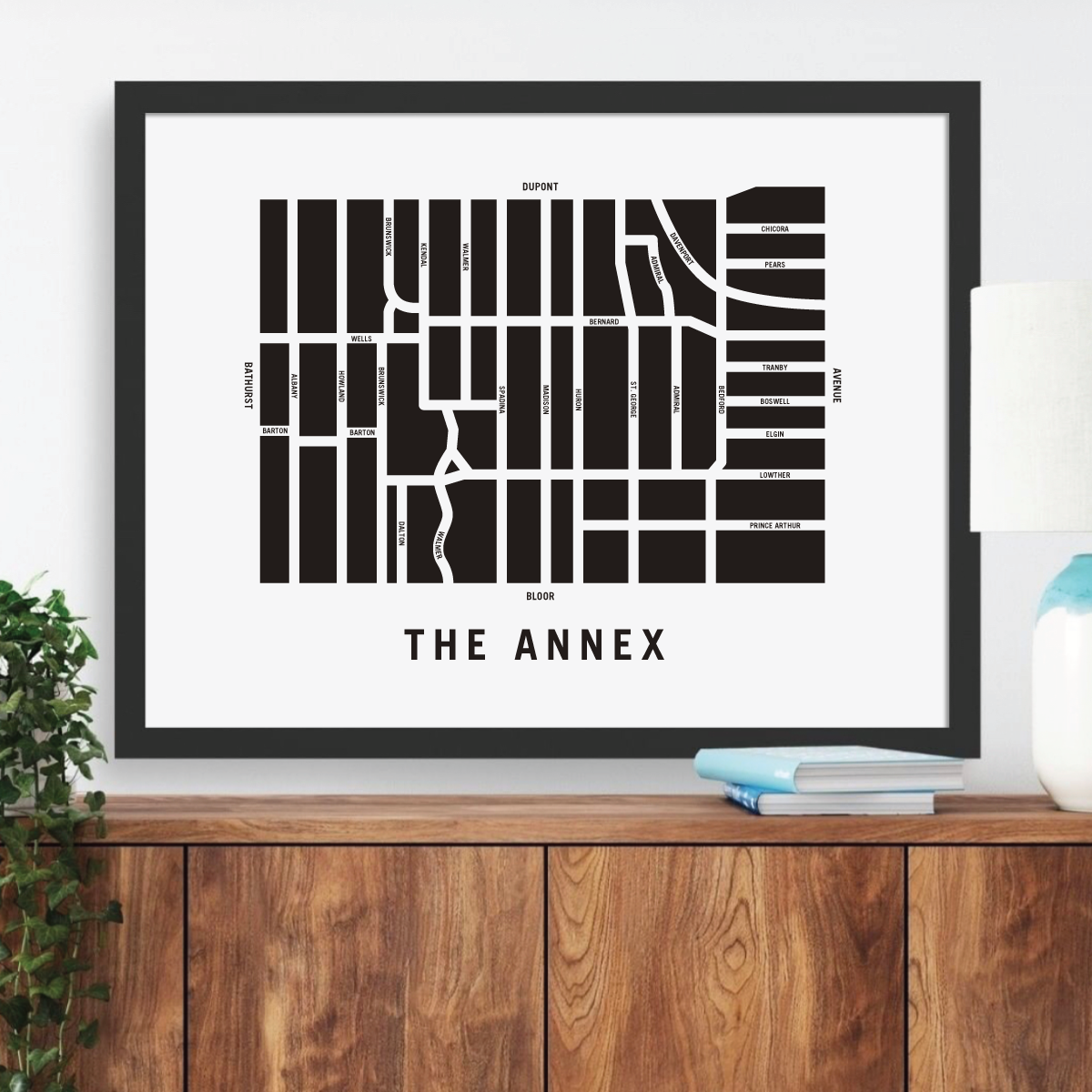 Annex Map, Toronto