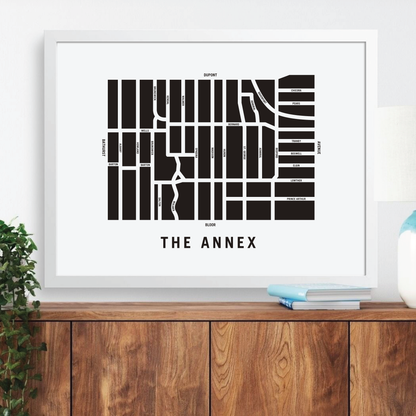 Annex Map, Toronto