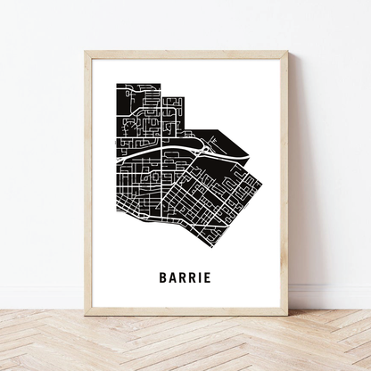 Barrie Map, Ontario