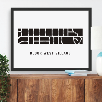 Bloor West Village Map, Toronto