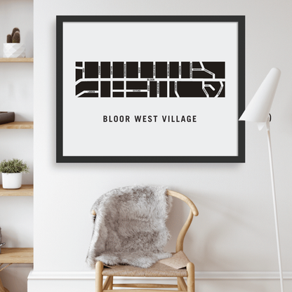 Bloor West Village Map, Toronto