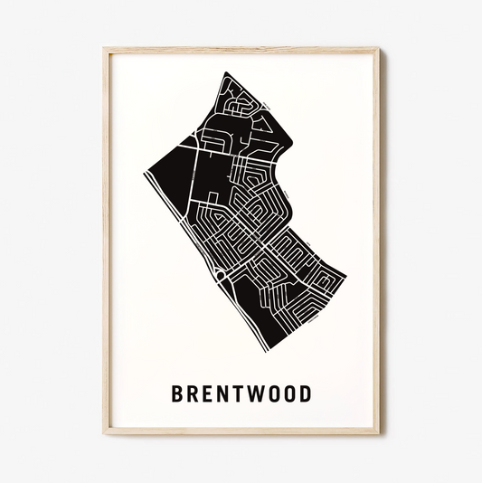 Brentwood Map, Calgary