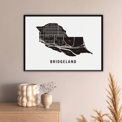 Bridgeland Map, Calgary