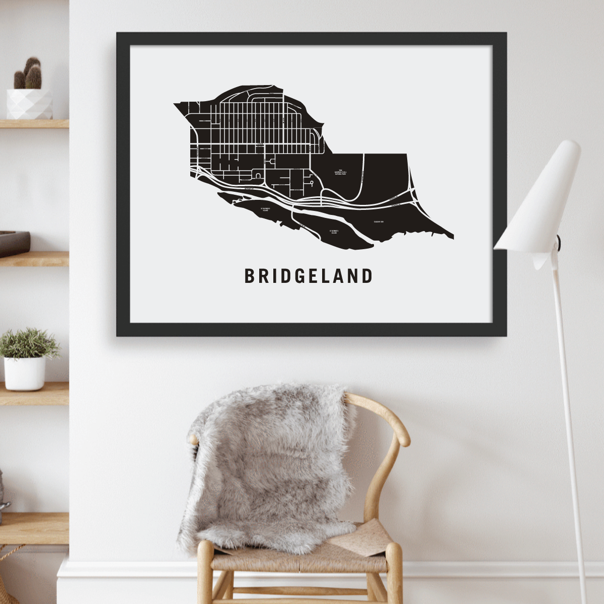 Bridgeland Map, Calgary