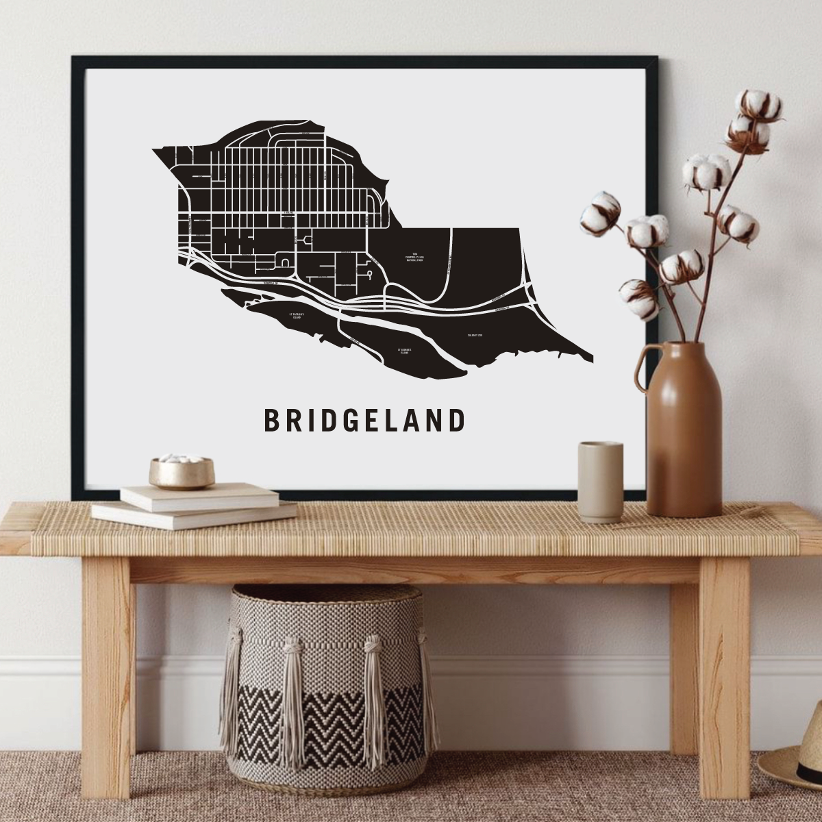 Bridgeland Map, Calgary