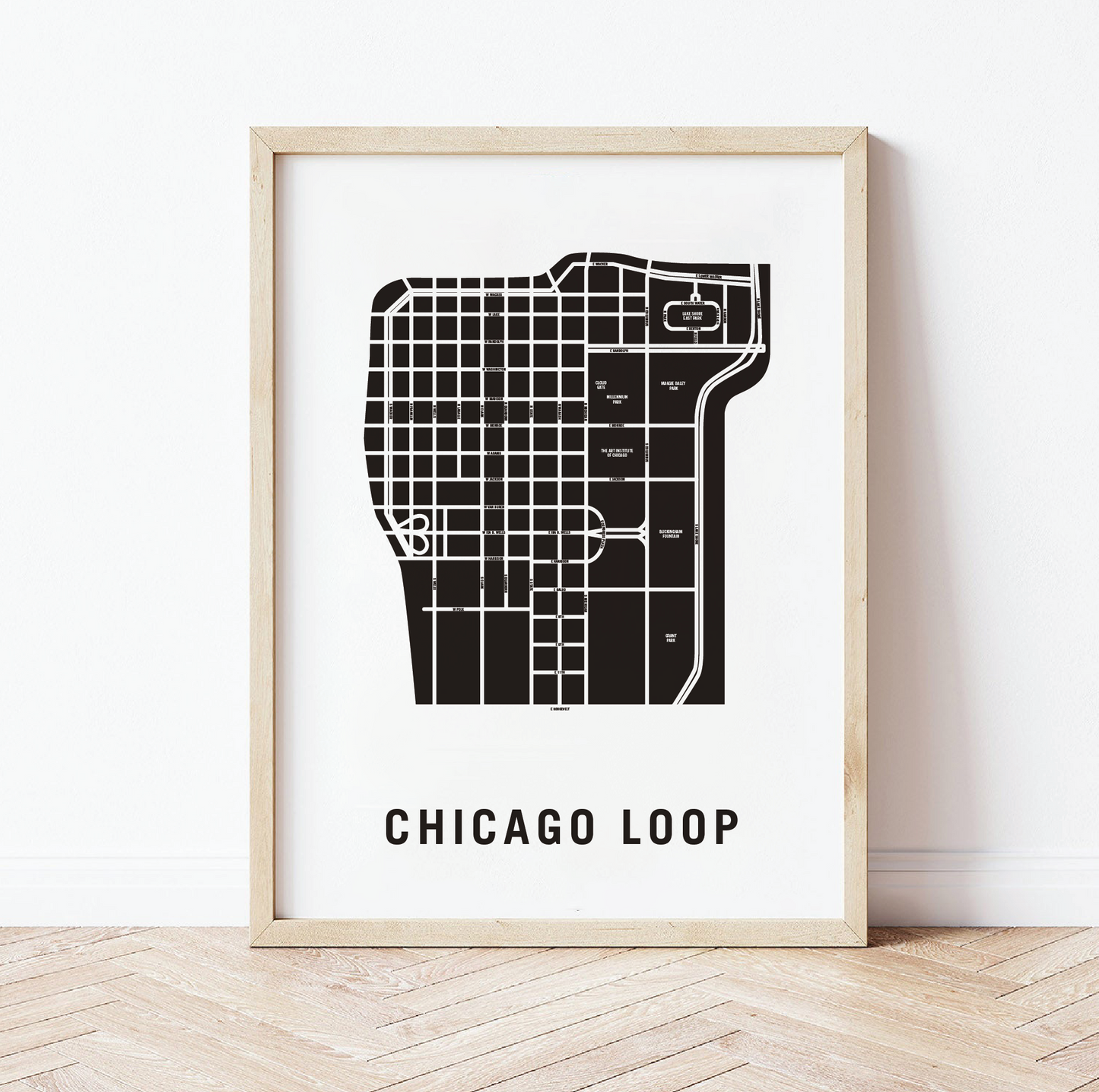 Chicago Loop Map, Chicago