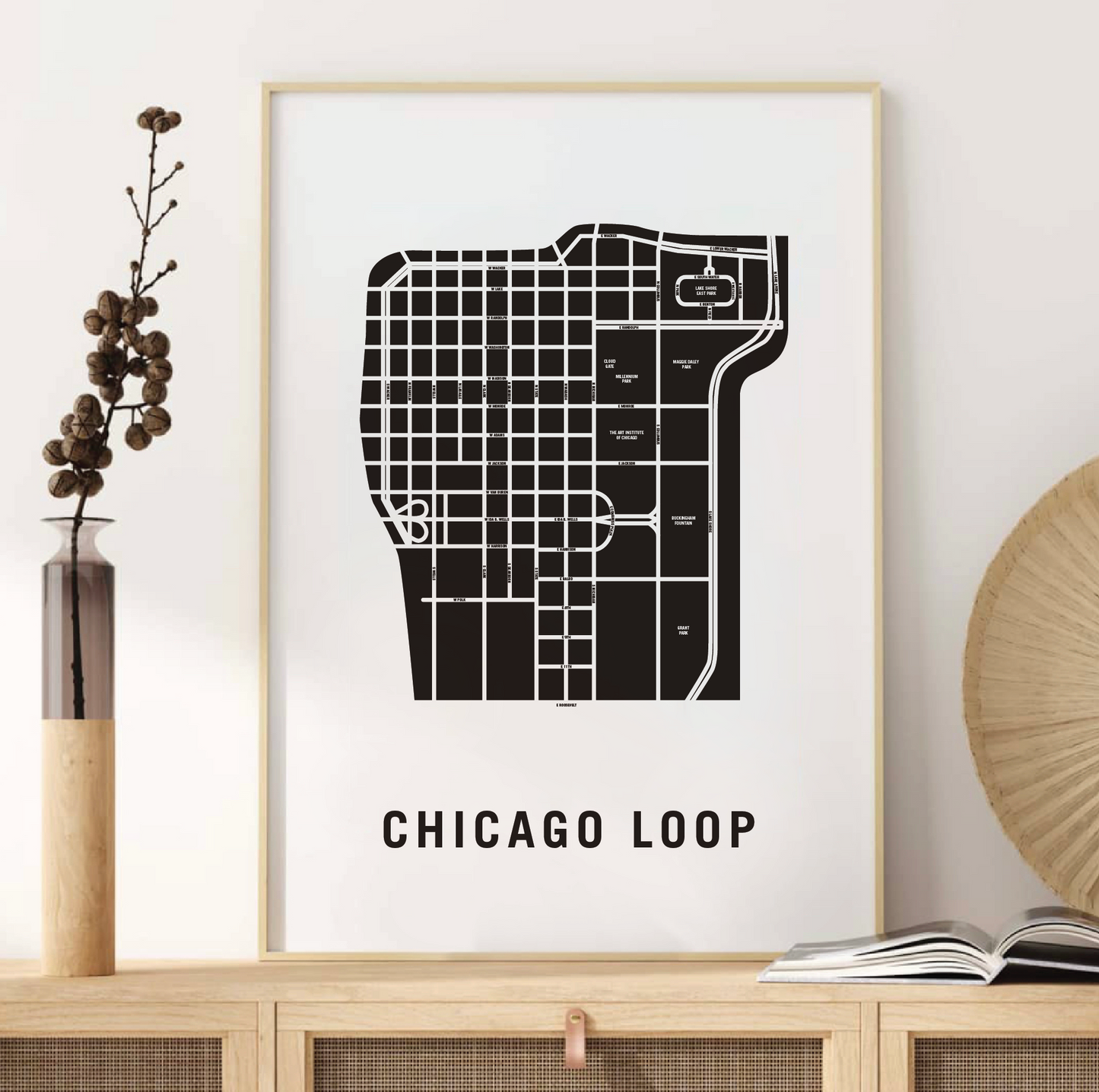 Chicago Loop Map, Chicago