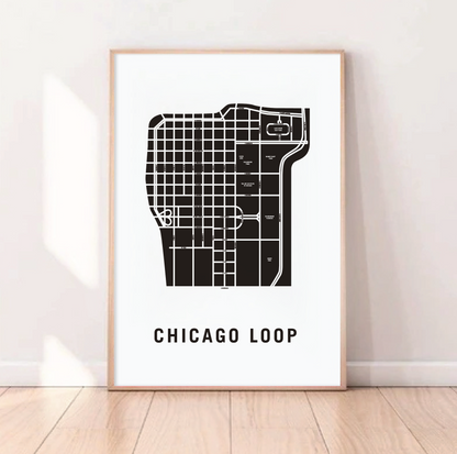 Chicago Loop Map, Chicago
