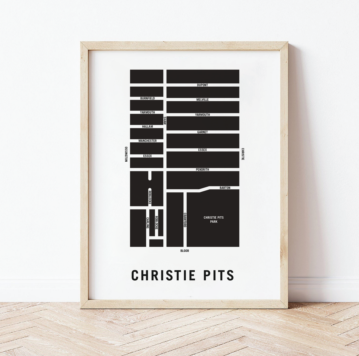 Christie Pits Map, Toronto