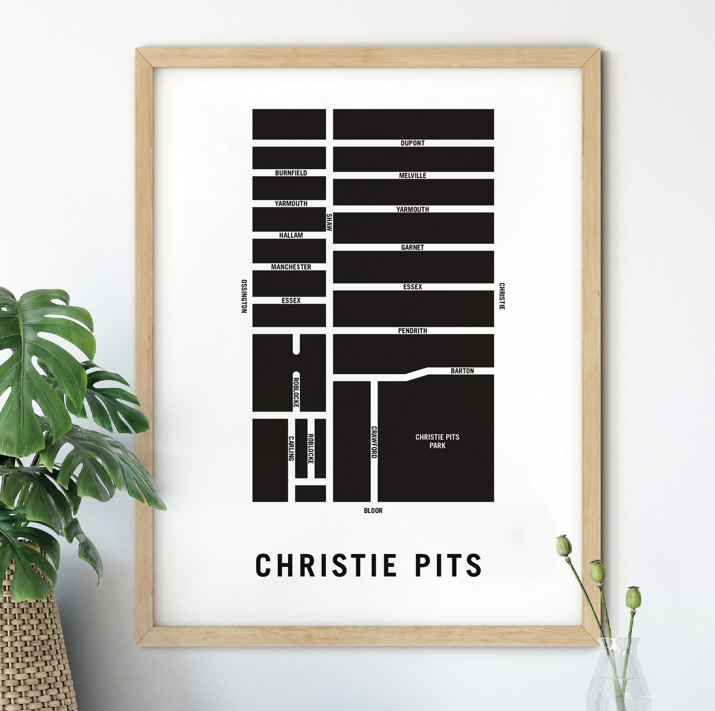 Christie Pits Map, Toronto