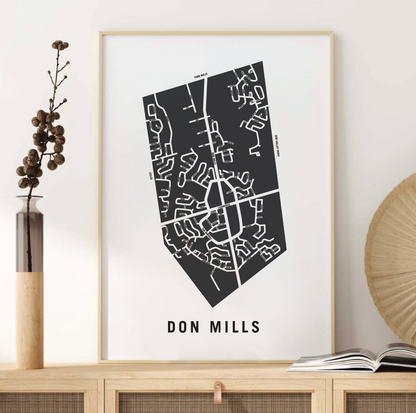 Don Mills Map, Toronto