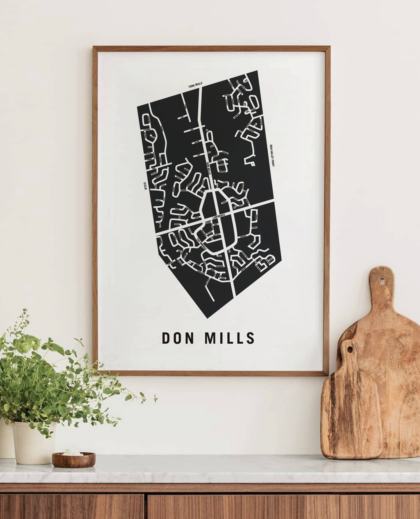 Don Mills Map, Toronto