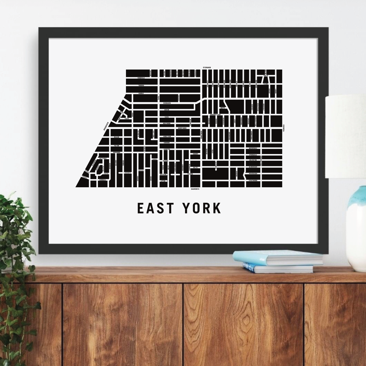 East York Version 2 Map, Toronto