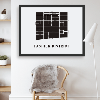 Fashion District Map, Toronto