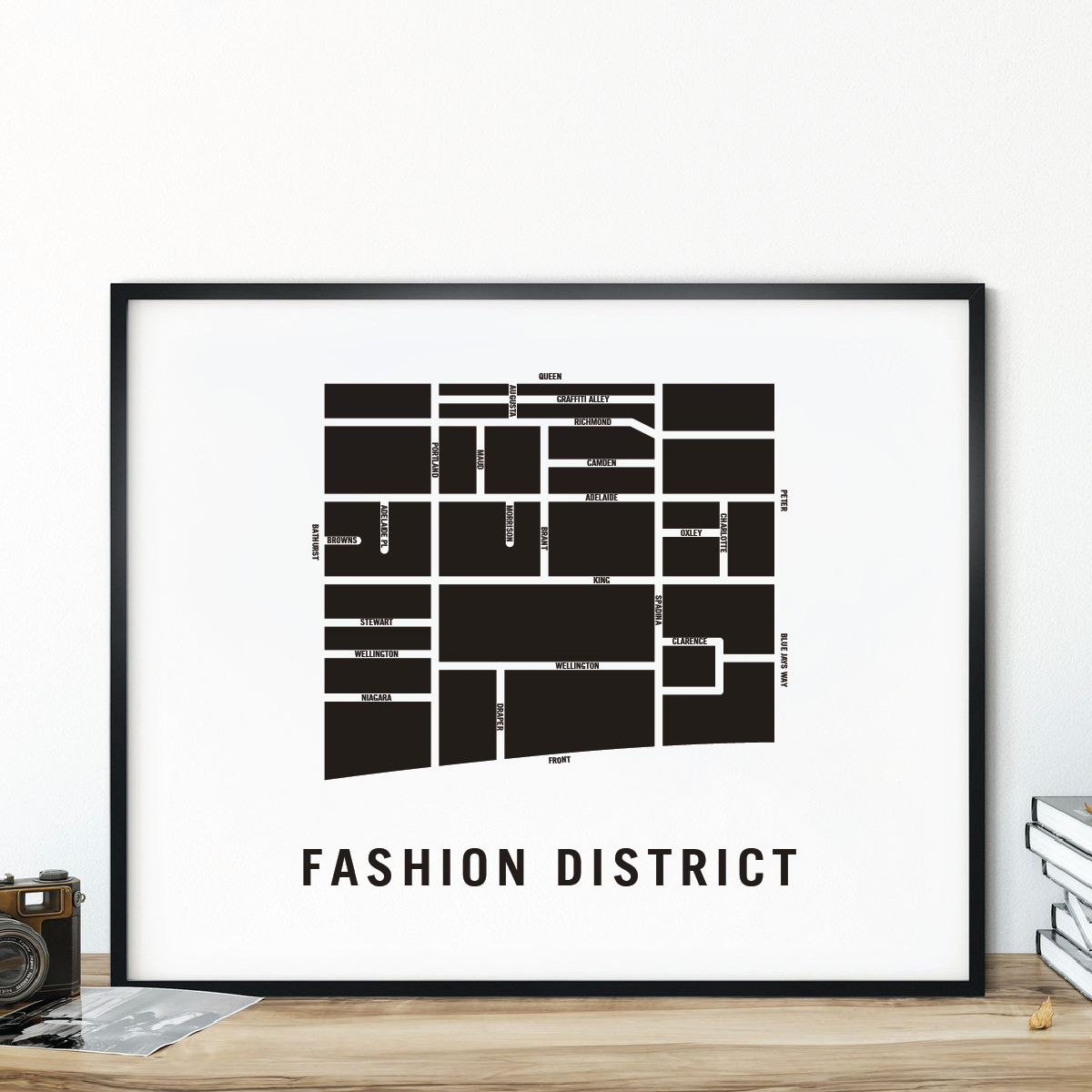 Fashion District Map, Toronto