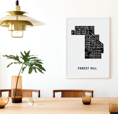 Forest Hill Map, Toronto