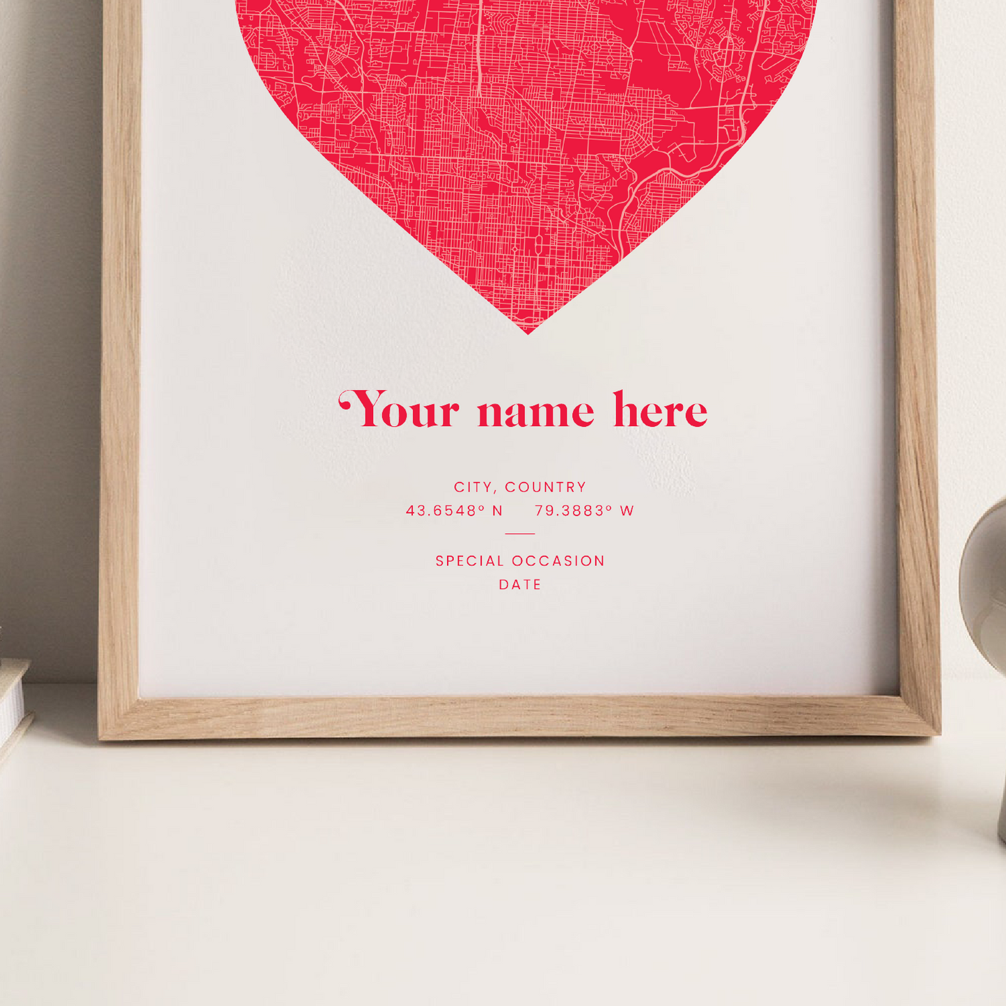 Love Heart Map