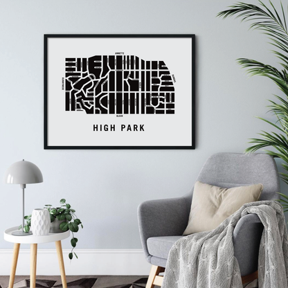 High Park Map, Toronto