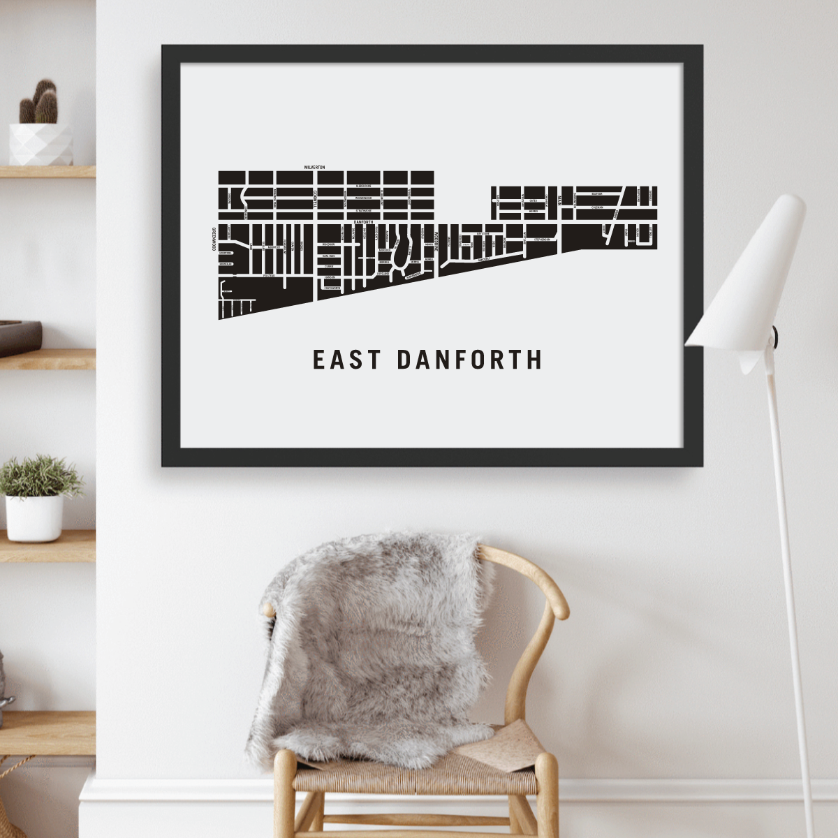 East Danforth Map, Toronto