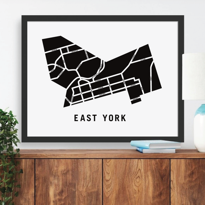 East York Map, Toronto