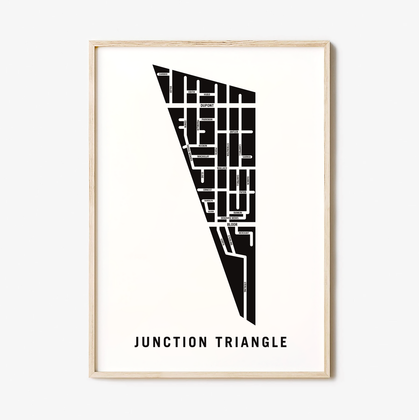 Junction Triangle Map, Toronto