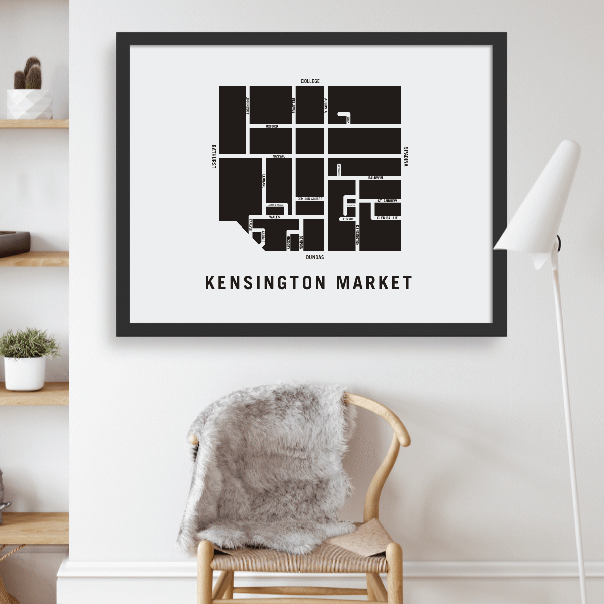 Kensington Market Map, Toronto
