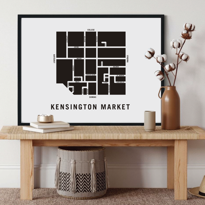 Kensington Market Map, Toronto