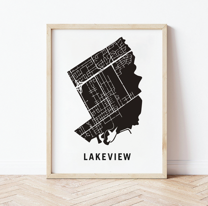 Lakeview Map, Toronto