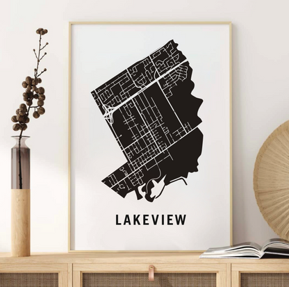 Lakeview Map, Toronto