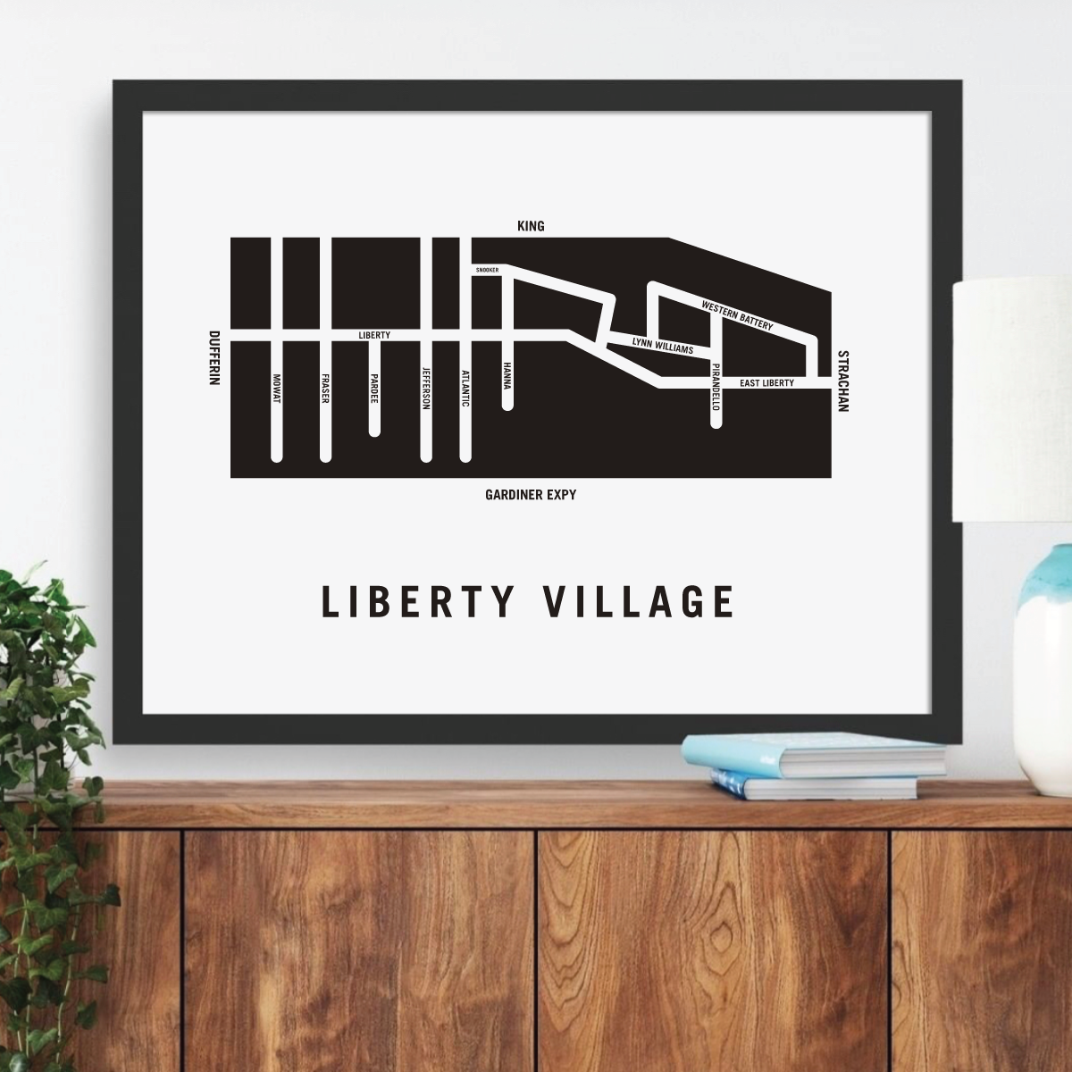 Liberty Village Map, Toronto