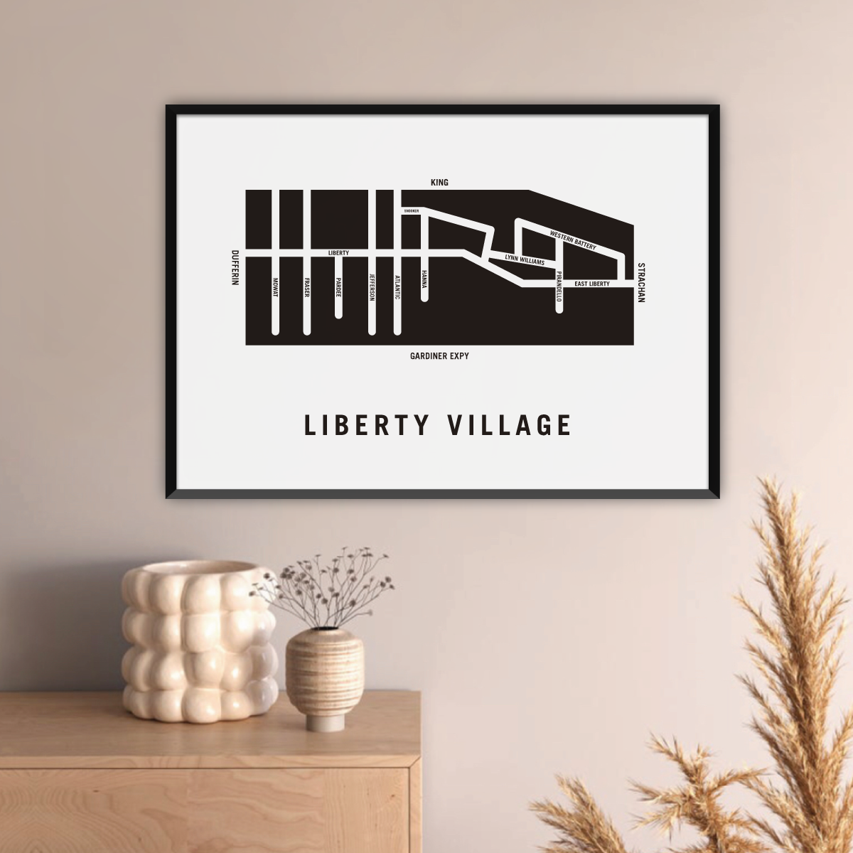 Liberty Village Map, Toronto