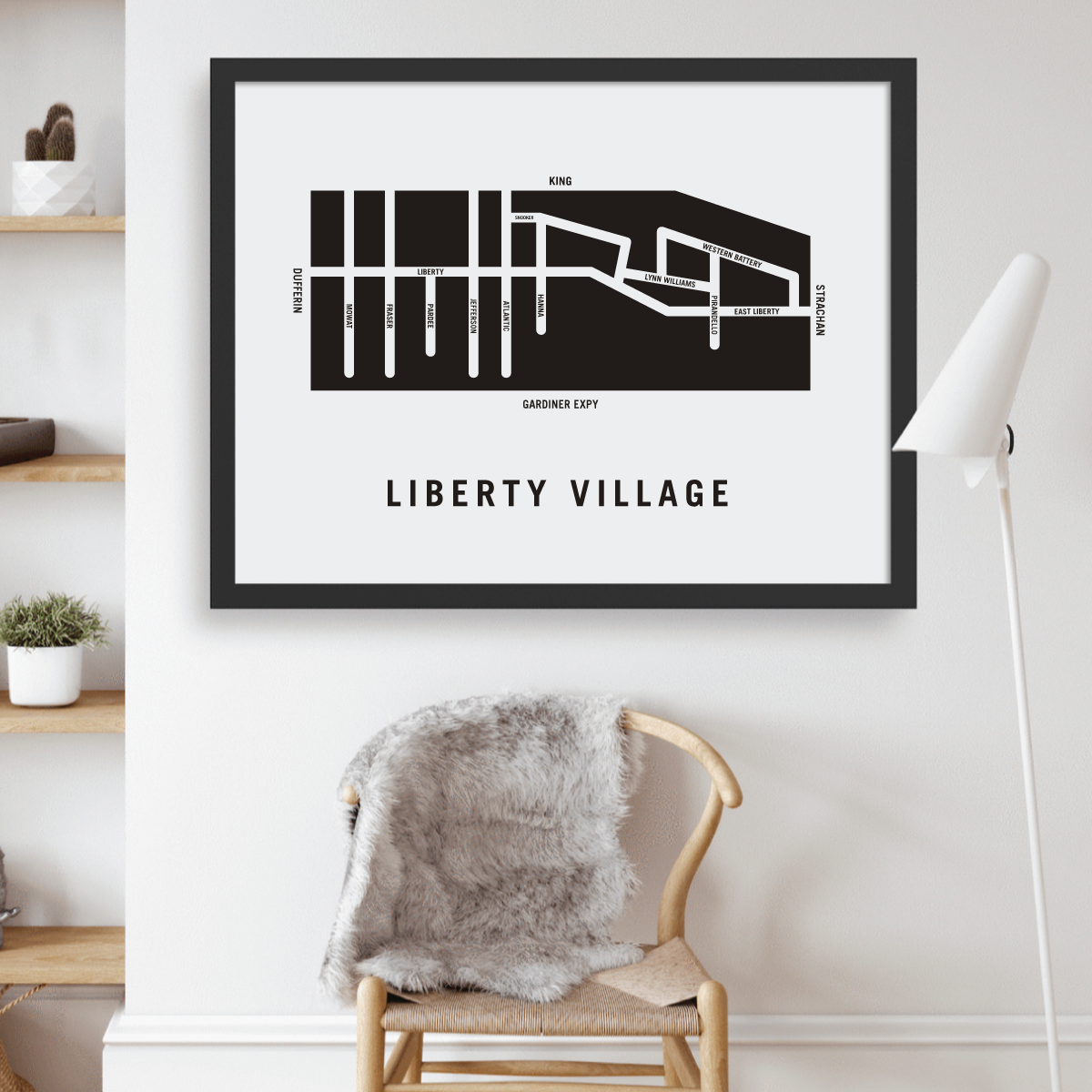 Liberty Village Map, Toronto